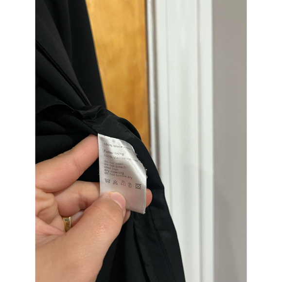 Akris Punto Quiet Luxury Wool Blazer Jacket Black Snap Front Closure Size Us 6 - Picture 11 of 11